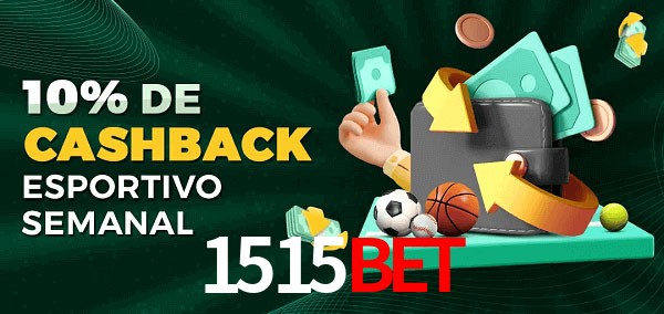 10% de bônus de cashback na 1515bet